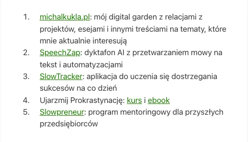 Automatyczne czyszczenie listy adresowej - lista projektów