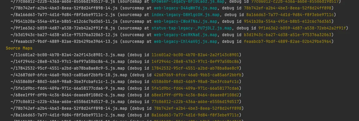 Jak zainstalować Sentry na Ionic React z Capacitor - debug id added via vite plugin