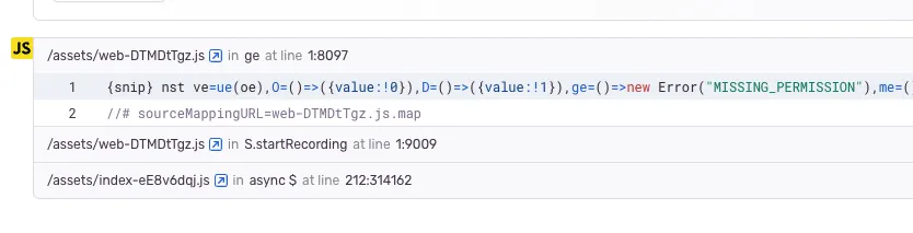 Jak zainstalować Sentry na Ionic React z Capacitor - minified code